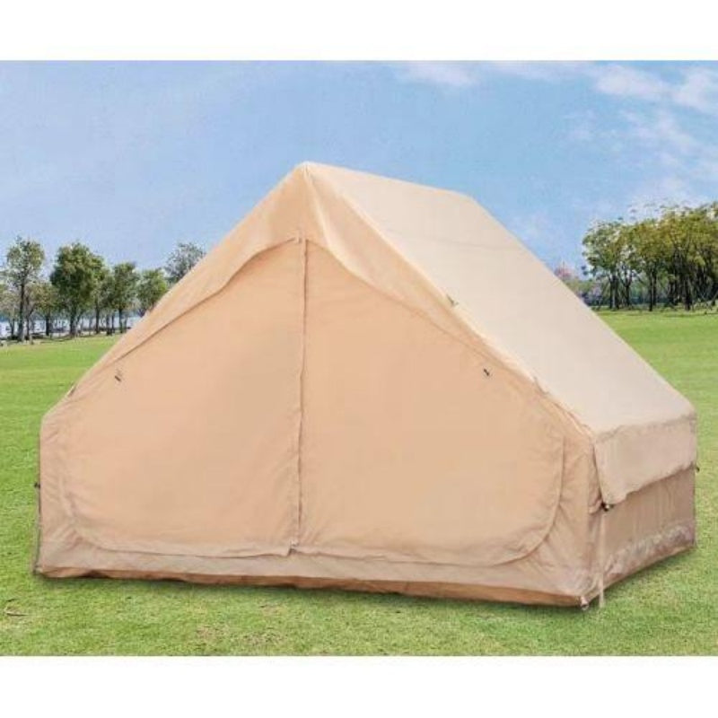 Inflatable Luxury Camping Tent With Pump, Can Accommodate 4 To 6 People, Easy To Set Up, Waterproof And Outdoor For All Seasons, 12 Mesh Windows