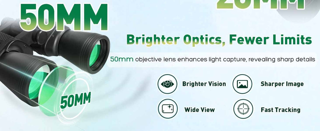 20X50 Outdoor Binoculars, High-power Outdoor Enthusiasts