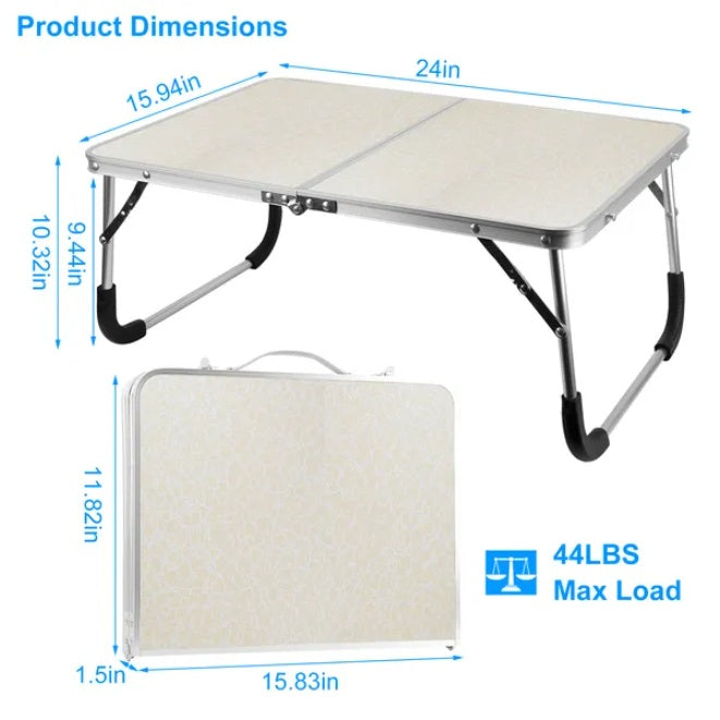 Foldable Laptop Table Notebook Bed Desk