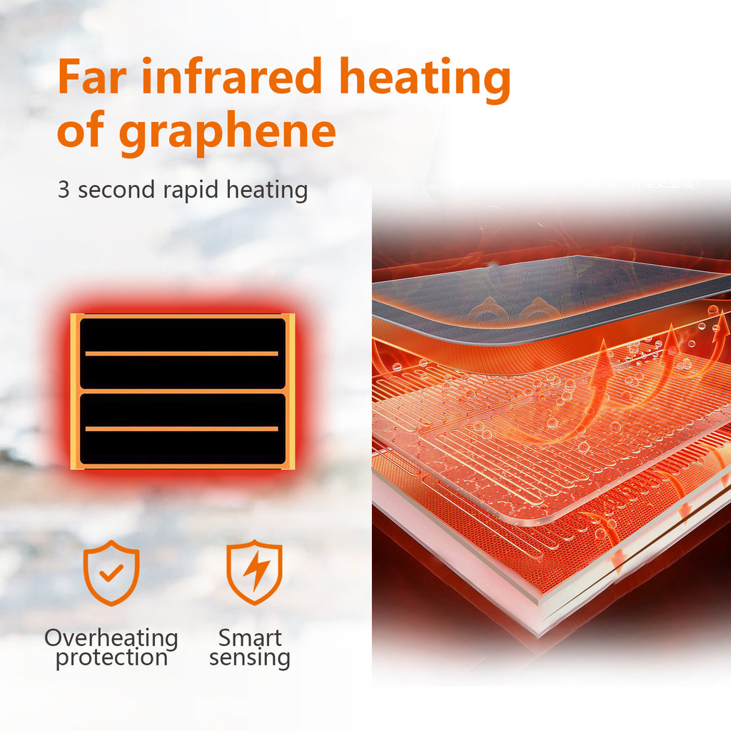 Heated Vest For Men Women Washable USB Heating Vest  Battery Is Not Included