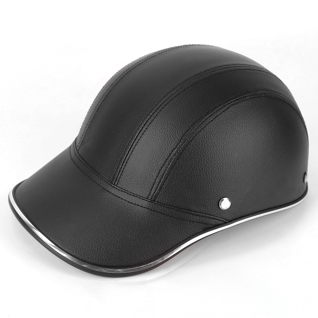 1Pc Safety Bicycle Helmet Adjustable Windproof Bike Helmet Sunshade Baseball Cap Anti-UV Cycling Motorcycle Hat Leather Helmet