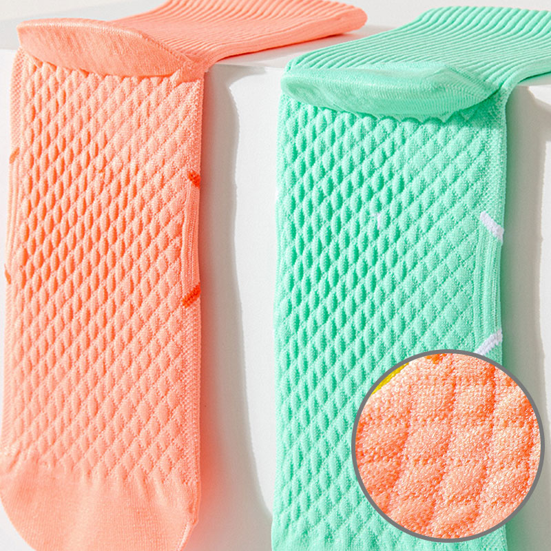 7 Pairs For Men Compression Running Hiking Socks Crew Athletic  Anti Blister Cushioned Anti-odor And Breathable For Running Hiking Cycling Fitness