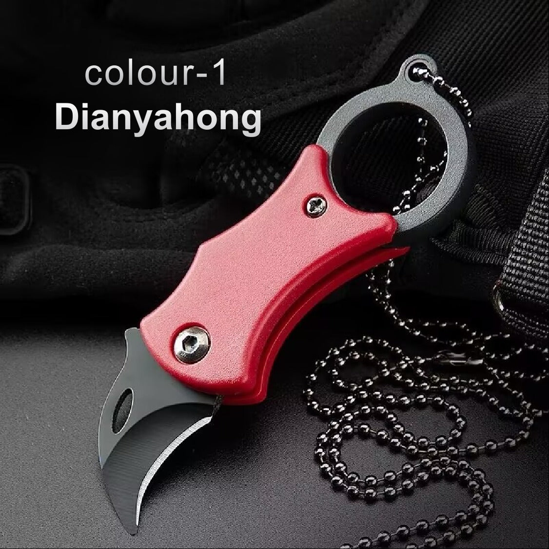 Mini Folding Knife Keychain, Pendant Gift Knife Portable High Hardness Multifunctional Knife Buckle Backpack Camping