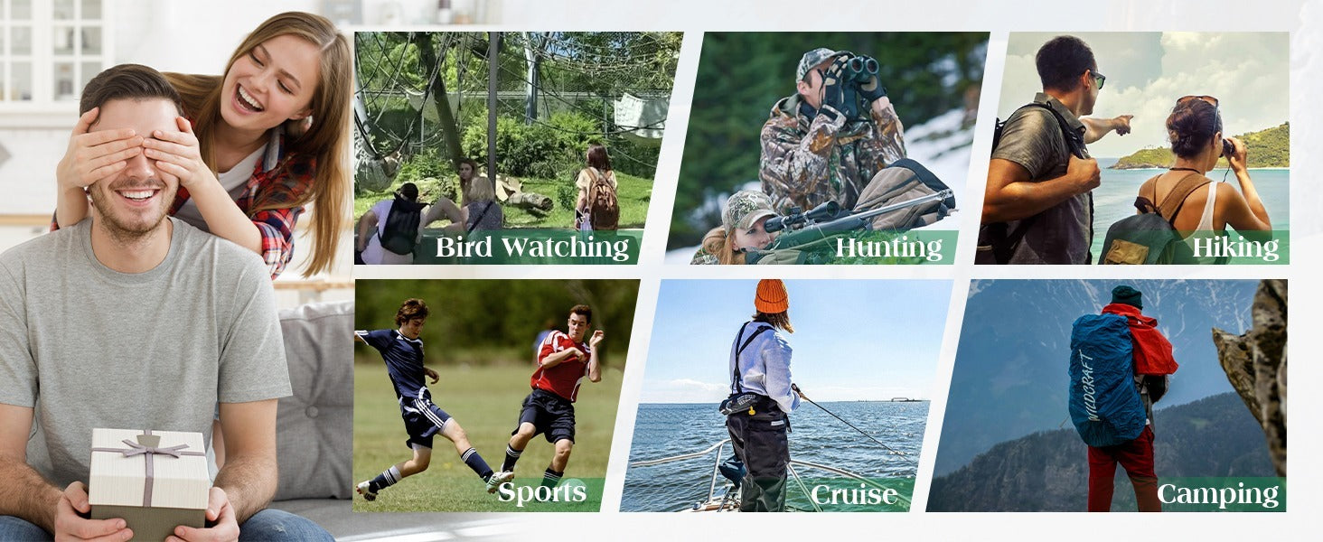 20X50 Outdoor Binoculars, High-power Outdoor Enthusiasts