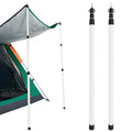 2Pcs Telescoping Tarp Poles Portable Aluminum Awning Poles 3FT To 7.5FT Adjustable Telescopic Tarp Tent Rods