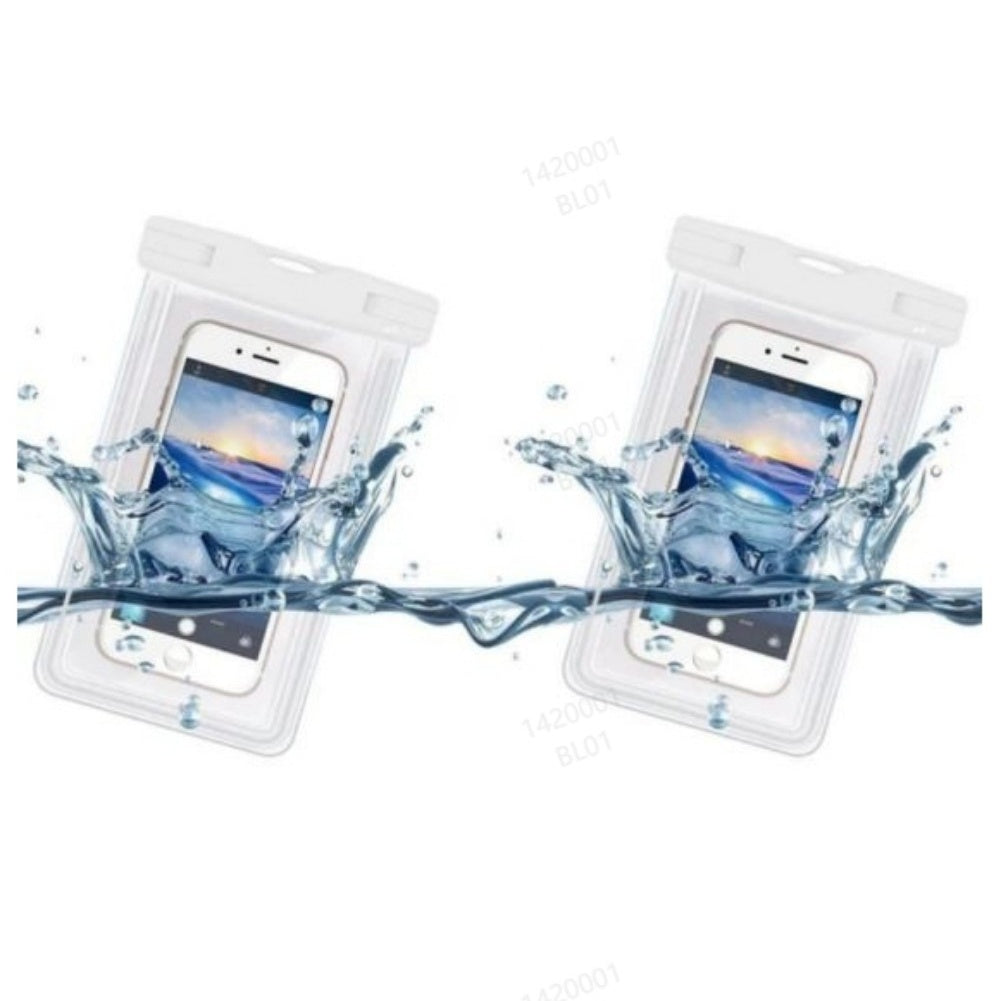 2 Packs Waterproof Phone Pouch For Drifting Diving Swimming, Underwater Dry Bag Case Cover For Phone