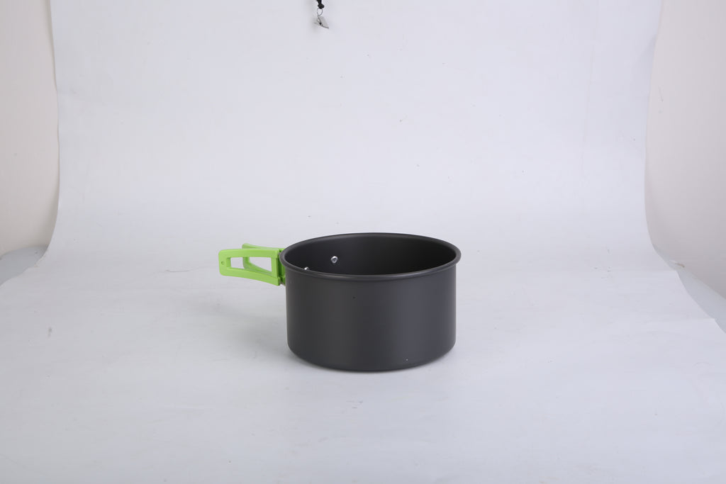 16Pcs Camping Cooking Ware Set Camping Stove Cookware Kit Aluminum Pot Pan Kettle Set With Bowls Knife Fork Spoon Carabiner Spatula Cutting Board For Hiking Picnic Outdoor