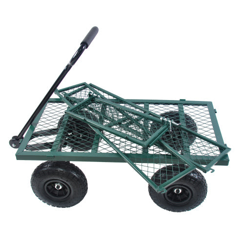 Wagon Cart Garden Cart Trucks Make It Easier To Transport Firewood Green