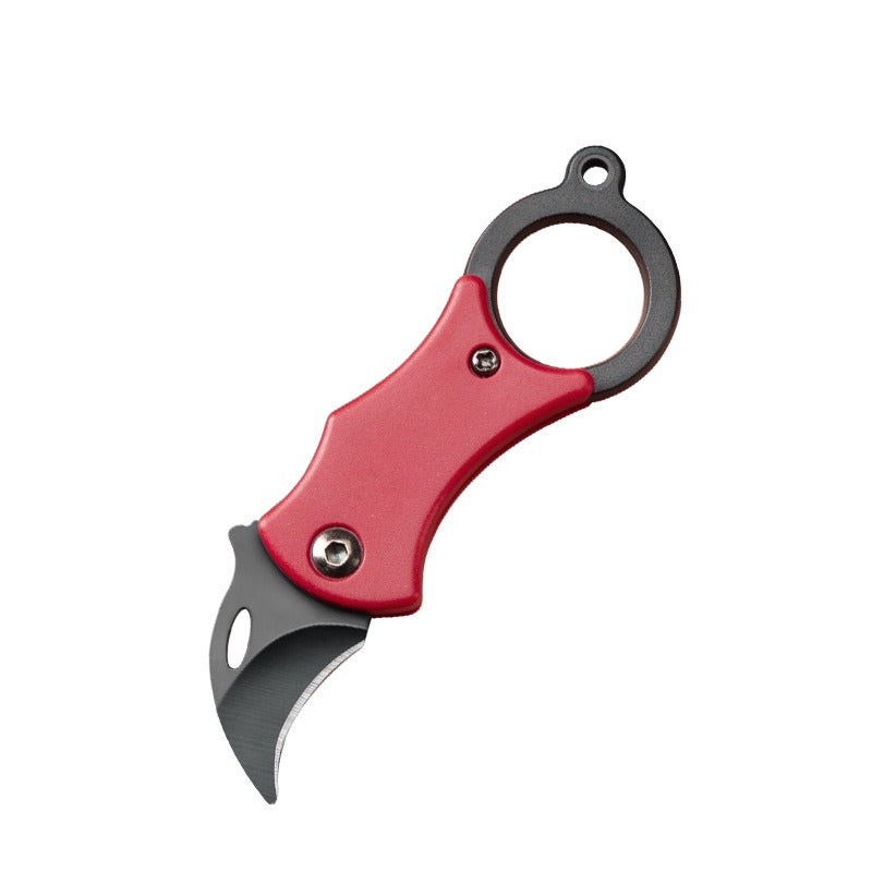 Mini Folding Knife Keychain, Pendant Gift Knife Portable High Hardness Multifunctional Knife Buckle Backpack Camping