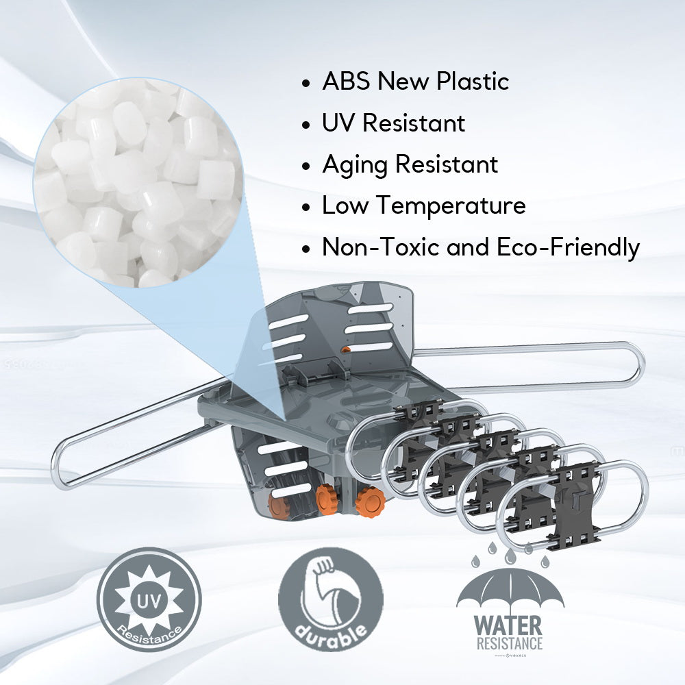 TA-102M Portable 360 Degree Rotation UV Dual Segment 28-36dB Outdoor Antenna Without Bracket