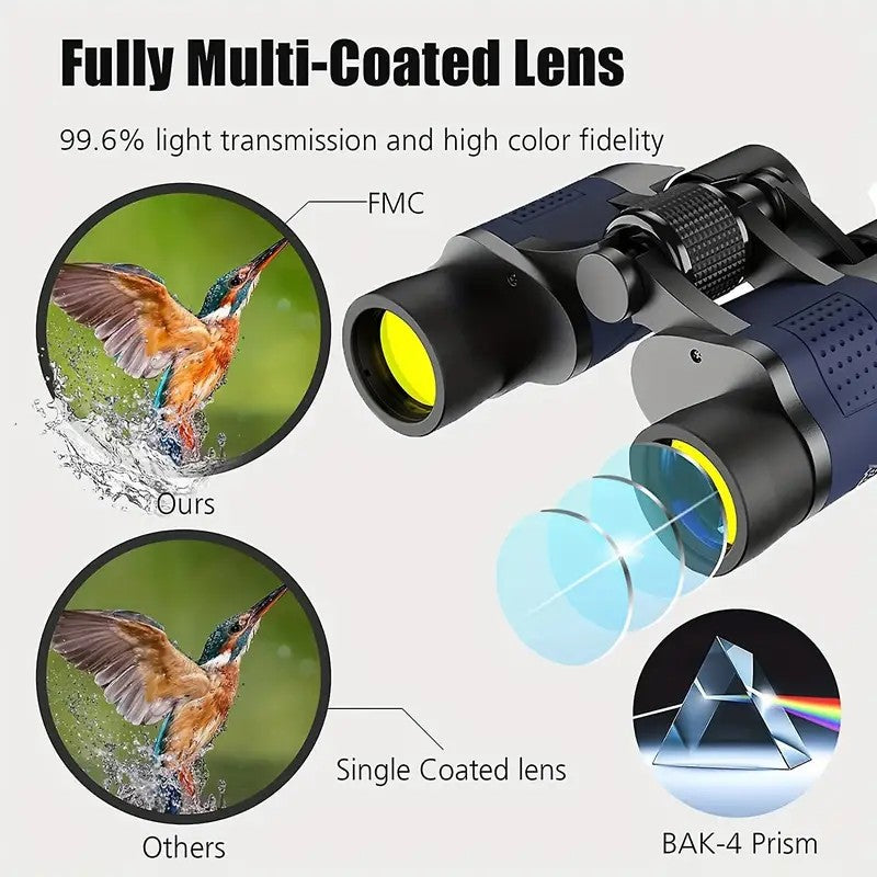 60x60 Telescope High Magnification Low Light Night Vision