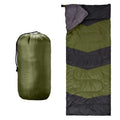 Lightweight Sleeping Bag For Backpacking, Hiking, Waterproof Compact Envelope Sleeping Bag For Cold & Warm Weather, Green